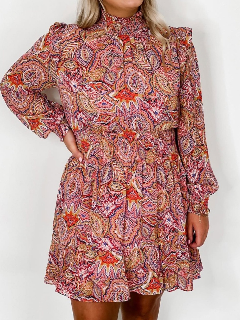 THML - PAISLEY DRESS - SIZE M
